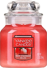 Ароматична свічка в банці "Білий полуничний "Белліні" - Yankee Candle White Strawberry Bellini — фото N1