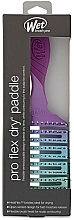 Расческа для волос - Wet Brush Pro Flex Dry Paddle Bold Ombre Hot Teal — фото N4