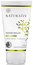 Духи, Парфюмерия, косметика Расслабляющий бальзам для рук - Naturativ Relaxing Hand Balm Lemongrass (мини)