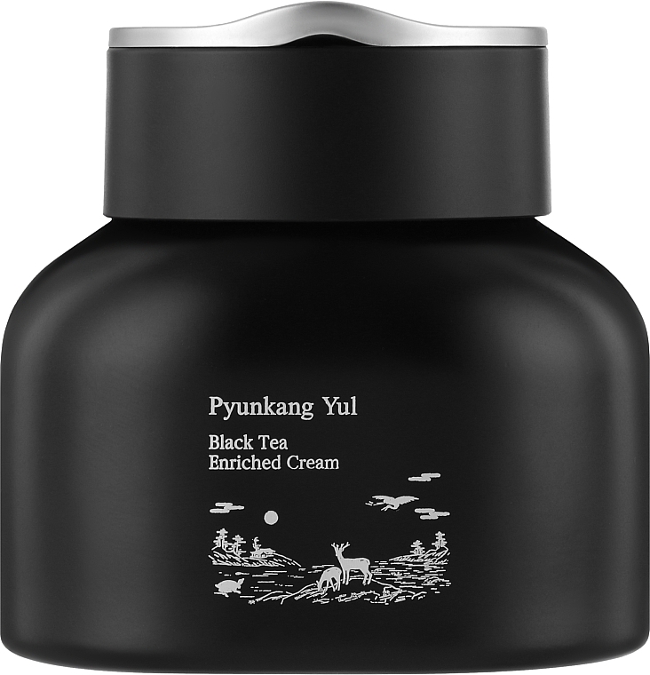 Крем із чорним чаєм для молодості та еластичності шкіри  - Pyunkang Yul Black Tea Enriched Cream