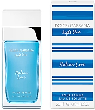 Парфумерія, косметика Dolce & Gabbana Light Blue Italian Love Pour Femme - Туалетна вода (тестер з кришечкою)
