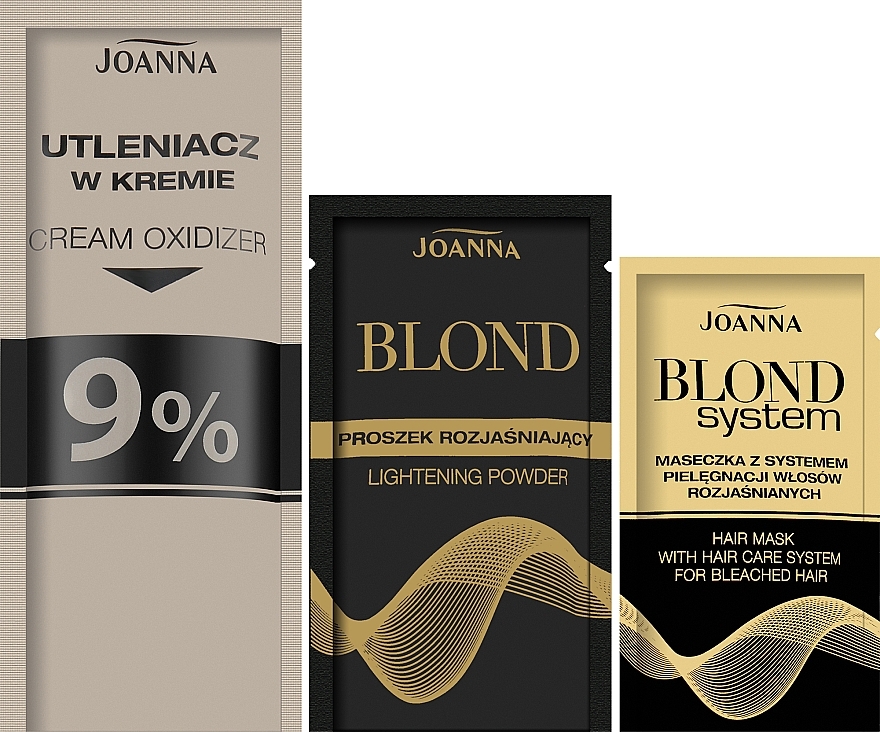Висвітлювач для волосся - Joanna Multi Blond Platinum 9 Tones — фото N2