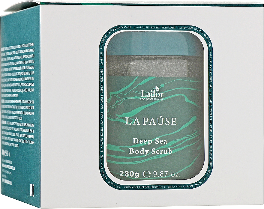 Скраб для тіла з морською сіллю - La'dor La-pause Deep Sea Body Scrub — фото N1