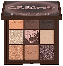 Парфумерія, косметика Палетка тіней для повік - Huda Beauty Creamy Obsessions Eyeshadow Palette