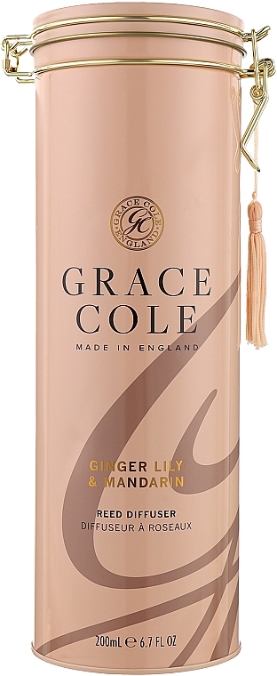 Аромадиффузор для будинку - Grace Cole Boutique Ginger Lily & Mandarin Fragrant Diffuser