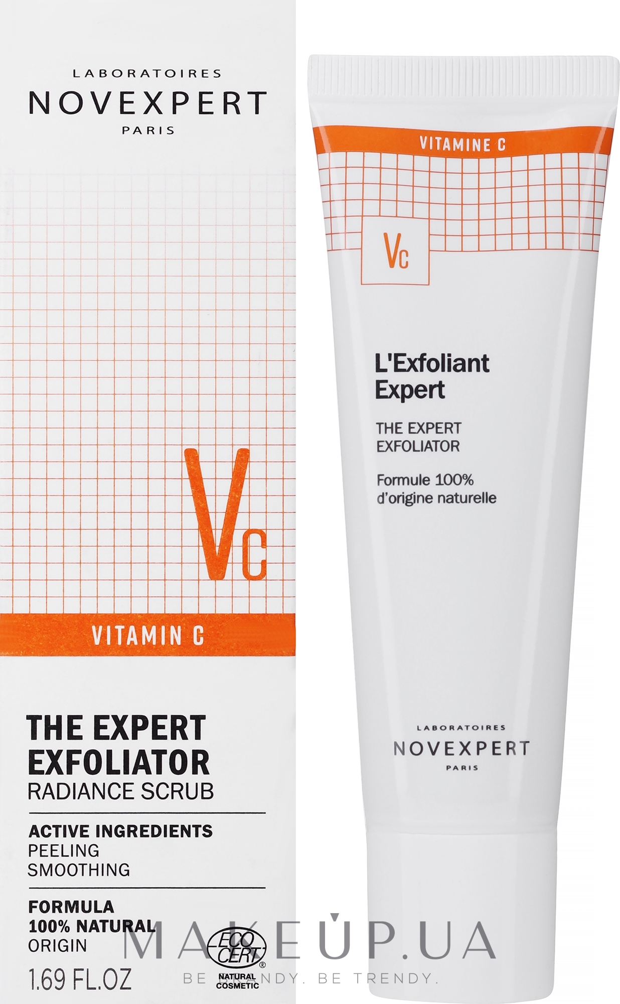 Маска-скраб для обличчя - Novexpert Vitamin C The Expert Exfoliator Mask & Scrub — фото 50ml NEW