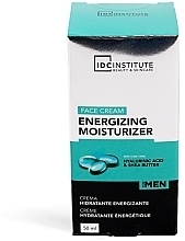 Чоловічий крем із гіалуроновою кислотою та маслом ши - IDC Institute Energizing & Moisturizer Men Face Cream — фото N2