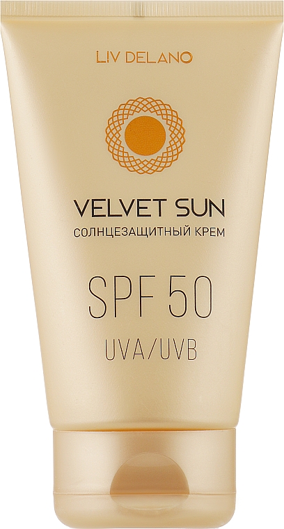 Солнцезащитный крем с маслом кокоса SPF 50 - Liv Delano Velvet Sun