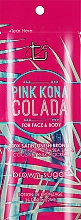Парфумерія, косметика Крем для солярію з сатиновими бронзантами, кокосове молочко та рожева морська сіль - Brown Sugar Pink Kona Colada 200X (пробник)
