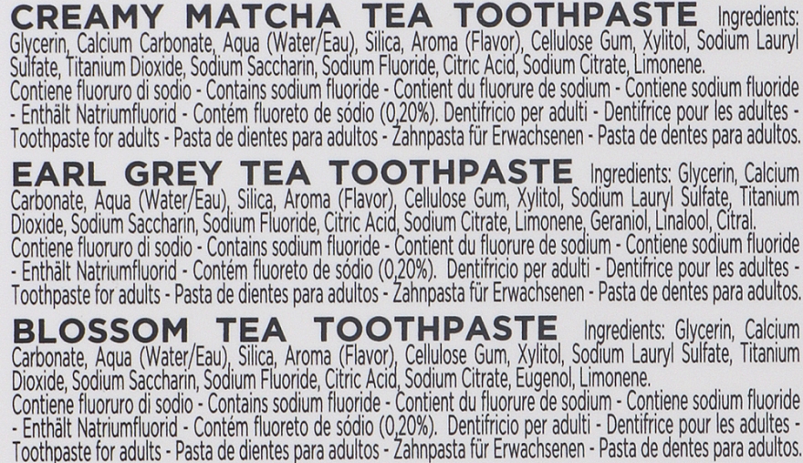 Набор "Tea Collection" - Marvis Tea Collection Kit (toothpaste/3x25ml) — фото N4