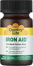 Витаминно-минеральный комплекс "Помощь железа" - Country Life Iron Aid — фото N1
