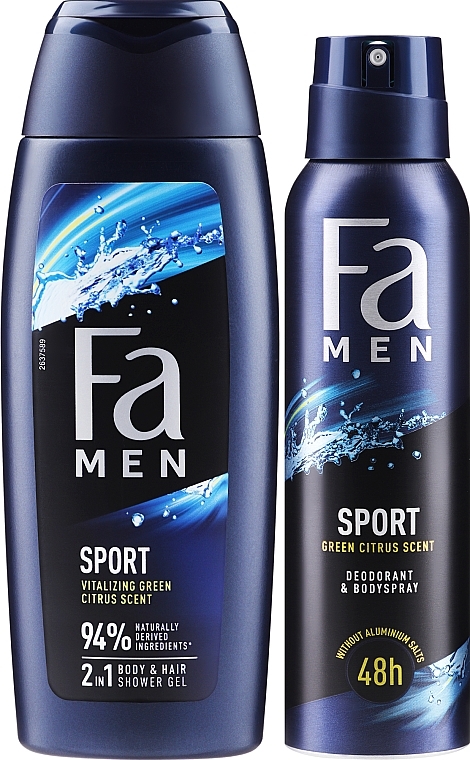 Набор - Fa Men Sport (deo/150ml + sh/gel/250ml)  — фото N2