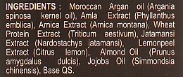Натуральный безсульфатный бальзам "Марроканское аргановое масло" - Khadi Organique Moroccan Argan Hair Conditioner — фото N4