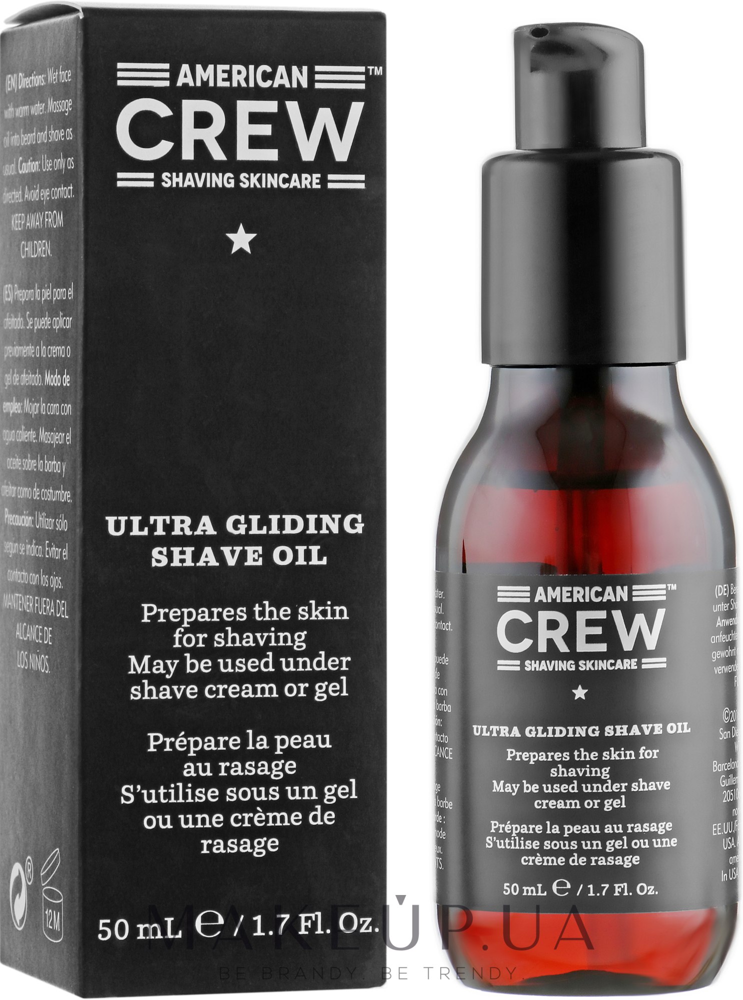 Масло для бритья - American Crew Ultra Gliding Shave Oil — фото 50ml