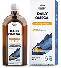 Пищевая добавка "Омега 3", 1600 мг, со вкусом лимона - Osavi Daily Omega — фото N2