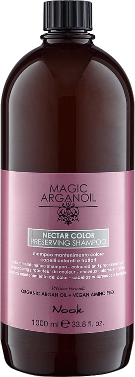 Шампунь для збереження кольору - Nook Magic Arganoil Nectar Color Preserving Shampoo — фото N2