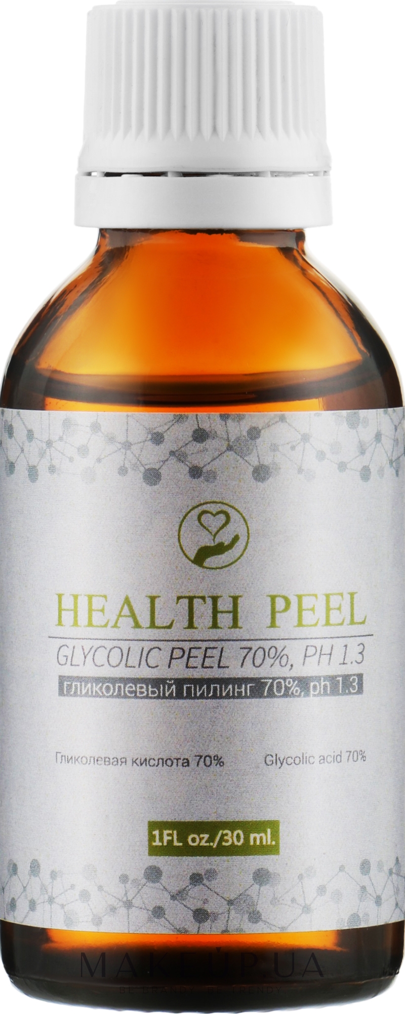 Гликолевый пилинг 70% - Health Peel Glycolic Peel, pH 1.3 — фото 30ml