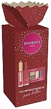 Духи, Парфюмерия, косметика Набор - Bourjois Bourjois Rouge Velvet Ink Red (liquid/lipst/3.5ml + eye/palette/8.4g + nail/9ml)