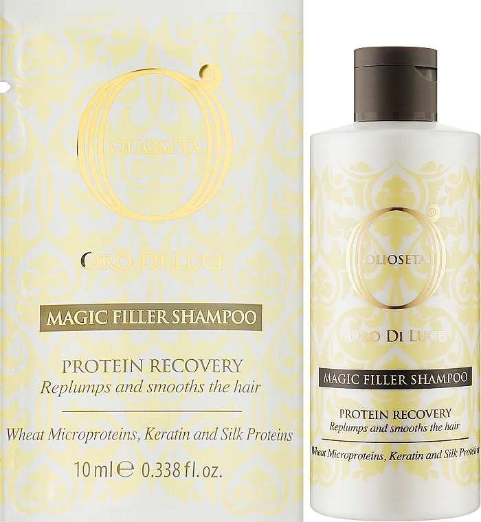 Филлер-шампунь для волос - Barex Italiana Olioseta Oro Del Luce Magic Filler Shampoo (пробник)