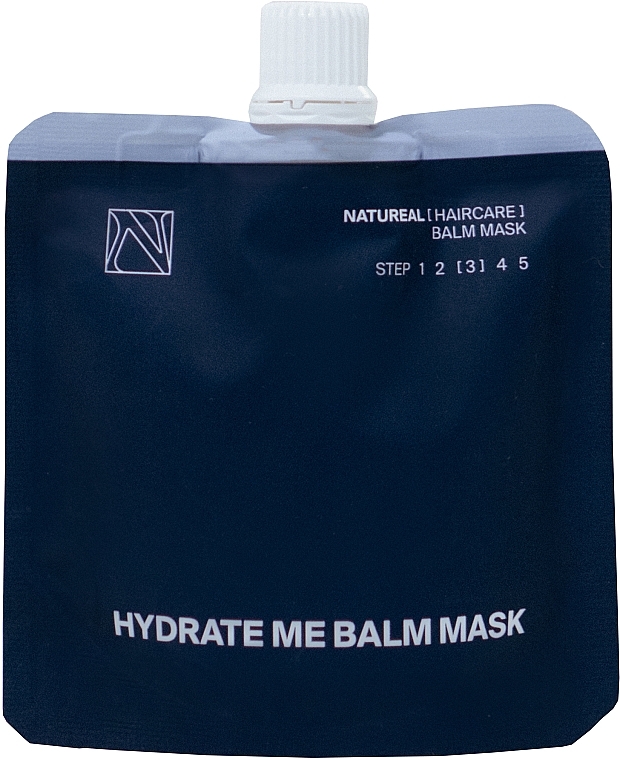 Увлажняющая бальзам-маска для сухих и ломких волос - Natureal Hydrate Me Balm Mask — фото N1