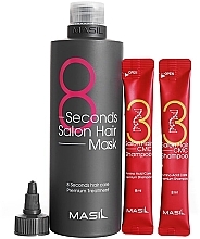 Парфумерія, косметика УЦІНКА! Набір - Masil 8 Seconds Salon Hair Set (mask/350ml + shm/2*8ml)*