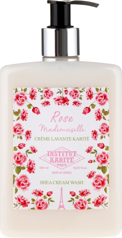 Крем-гель для душа "Роза" - Institut Karite Rose Mademoiselle Shea Cream Wash — фото N1