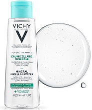 Мицеллярная вода для жирной и комбинированной кожи лица и глаз - Vichy Purete Thermale Mineral Micellar Water — фото N2