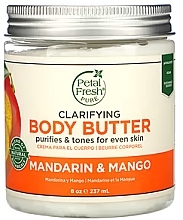 Масло для гладкости кожи тела, мандарин и манго - Petal Fresh Body Butter Mandarin & Mango — фото N1