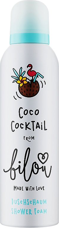 Пінка для душу "Кокосовий коктейль" - Bilou Coco Cocktail Creamy Shower Foam — фото N1