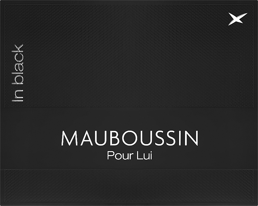 Mauboussin Pour Lui in Black - Набор (edp/100ml + sh/gel/100ml + aftersh/balm/50ml + pouch)