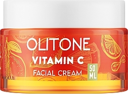 Парфумерія, косметика Освітлювальний антивіковий крем для обличчя з вітаміном С - Olitone Vitamin C Facial Cream