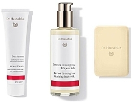 Парфумерія, косметика Набір - Dr. Hauschka (sh/cr/150ml + b/milk/145ml + soap/100g)