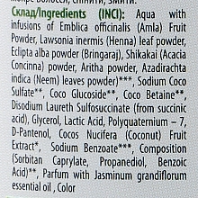 УЦІНКА Натуральний  шампунь для зміцнення волосся з індійських цілющих трав - Comex Ayurvedic Natural * — фото N9