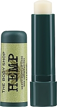Бальзам для губ с маслом семян конопли - The Body Shop Hemp Heavy Duty Lip Care — фото N2