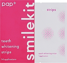 Відбілюючі полоски для зубів - Smilekit PAP+ Teeth Whitening Strips — фото N1