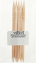 Апельсинові палички для манікюру, 9,5 см - Vizavi Professional — фото N1