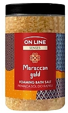 Сіль для ванни - On Line Senses Bath Salt Moroccan Gold — фото N1