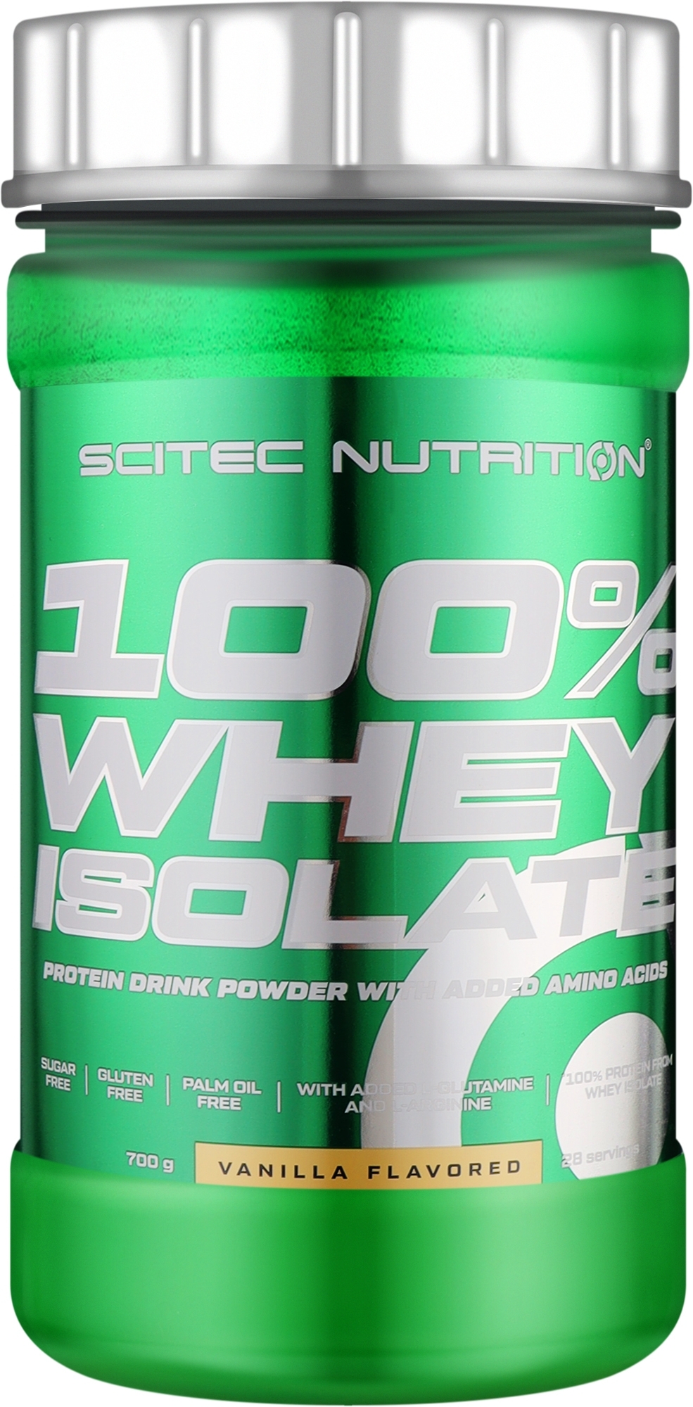 Протеїн - Scitec Nutrition 100% Whey Isolate Vanilla — фото 700g