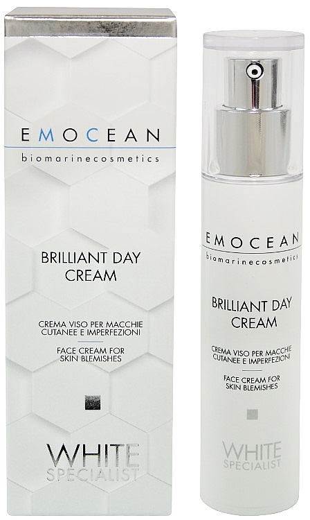 Дневной крем для лица от пятен и несовершенств - Emocean White Specialist Brilliant Day Cream — фото N1