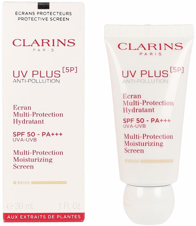 Солнцезащитный крем - Clarins UV Plus Anti-Pollution Multi-Protection Moisturizing Screen SPF50 — фото N4