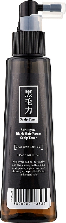 Тонік для шкіри голови - Sarangsae Black Hair Power Scalp Toner — фото N1
