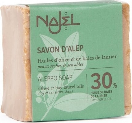 Мыло алеппское - Najel Savon D'alep Aleppo Soap 30 % — фото N1