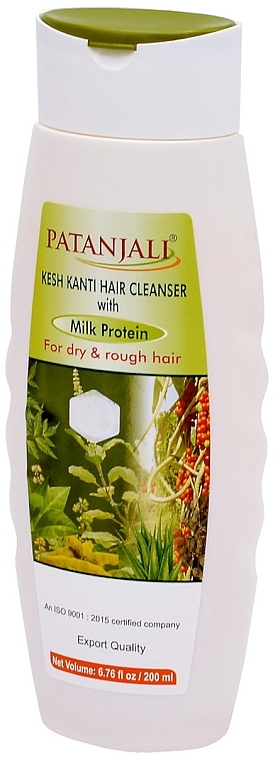 Шампунь для волос "Молочный протеин" - Patanjali Kesh Kanti Hair Cleanser With Milk Protein  — фото N3