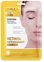 Антивозрастная маска для лица с ретинолом - Bioaqua Retinol Antioxidant Facial Mask — фото N1