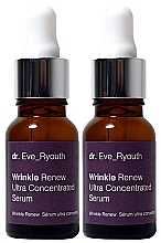 Парфумерія, косметика Набір "Сироватка для обличчя" - Dr. Eve_Ryouth Wrinkle Renew Ultra Concentrated Serum (serum/2x15ml)