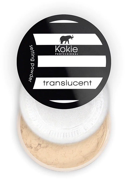 Фіксувальна пудра для обличчя - Kokie Professional Translucent Setting Powder — фото N1