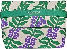 Духи, Парфюмерия, косметика Набор, 5 продуктов - L'Occitane White Lavender Pouch