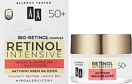Активний денний крем "Зменшення зморщок + пружність" - AA Cosmetics Retinol Intensive 50+ Cream — фото N2