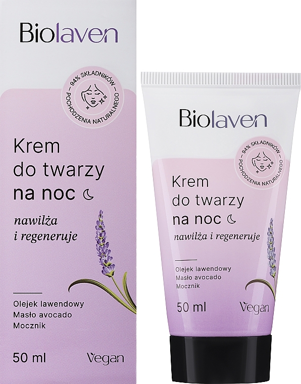 УЦІНКА Нічний крем для обличчя - Biolaven Night Face Cream * — фото N2