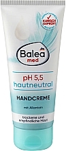 Духи, Парфюмерия, косметика Крем для рук "Увлажняющий" - Balea Med Hand Cream pH 5,5 